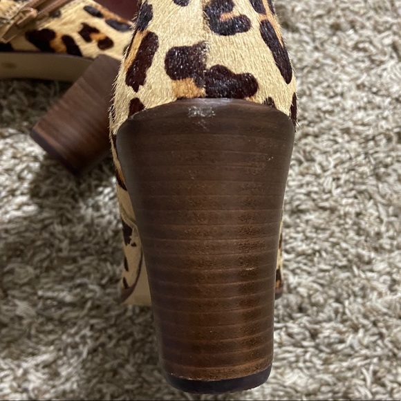 Steve Madden Ladd Cow Hair Cheetah Print Booties - Picture 13 of 16